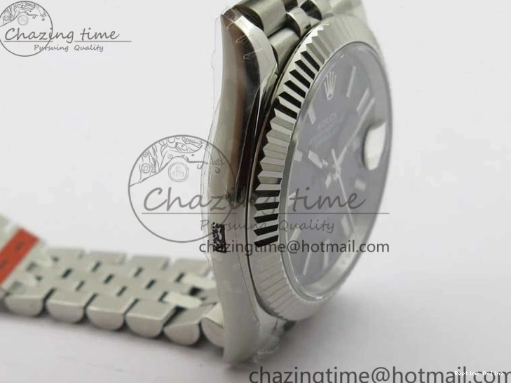 1229 DateJust 41MM 126334 904L SS VRF 1:1 Best Edition Black Dial Stick Markers on SS Jubilee Bracelet A Trendy 2901